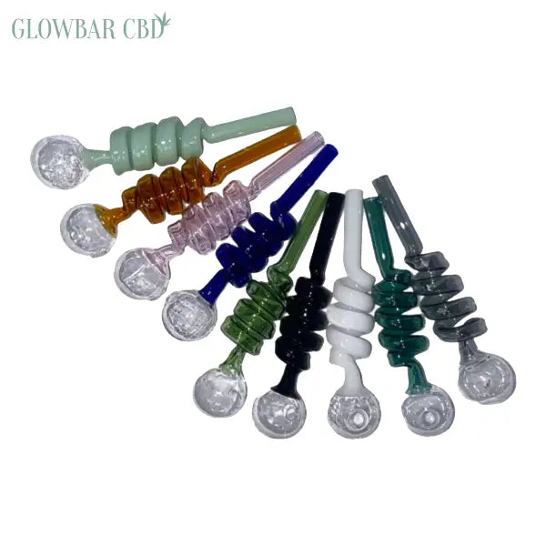 10 x Spring Glass Pipe - OB1051 - Smoking Products