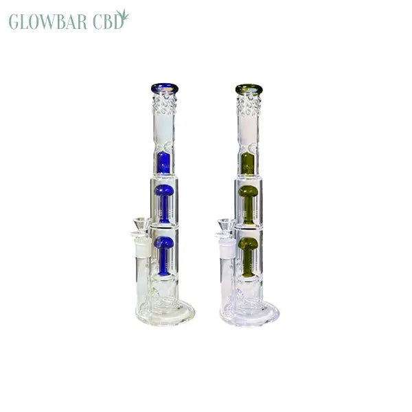 14’ Large Percolator Glass Bong Mixed Designs - BG007