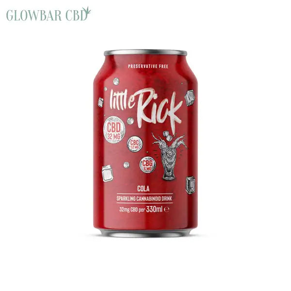 24 x Little Rick 32mg CBD Sparkling 330ml Cola - CBD