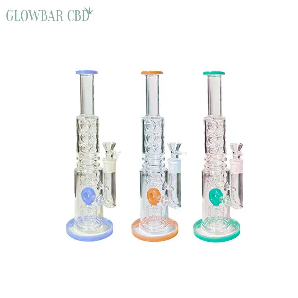 14’ Large Glass Bong Mixed Colours -BG008 - GS1196