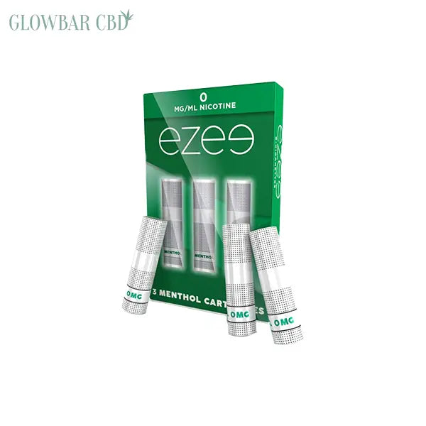 0mg Ezee E-cigarette Cartridges Menthol 1050 Puffs - Vaping