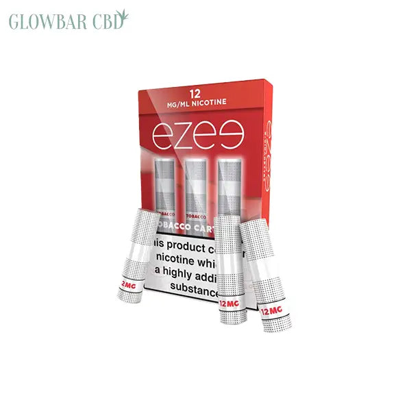 12mg Ezee E - cigarette Cartridges Tobacco 1050 Puffs