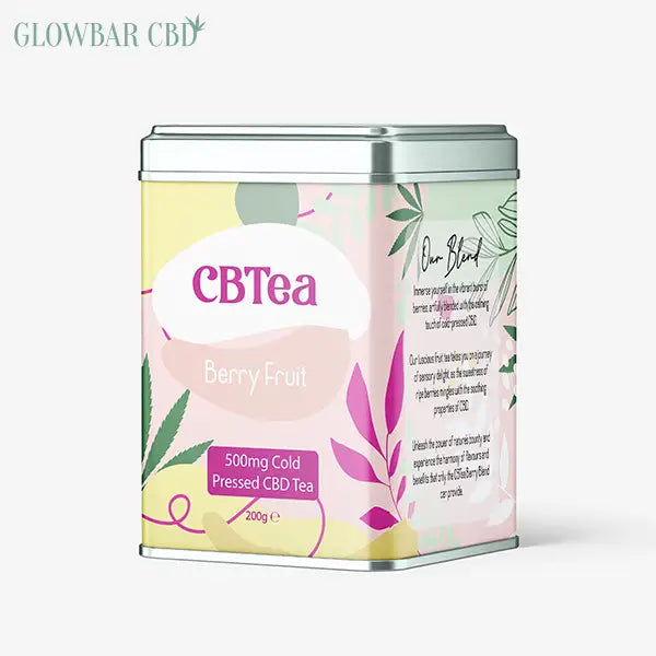 CBTea 500mg Cold Pressed Full Spectrum CBD Berry Fruit Tea