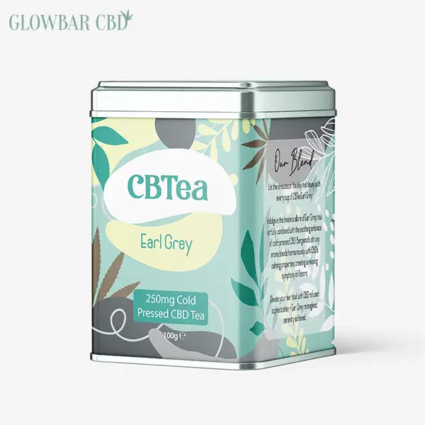 CBTea 250mg Cold Pressed Full Spectrum CBD Earl Grey Tea