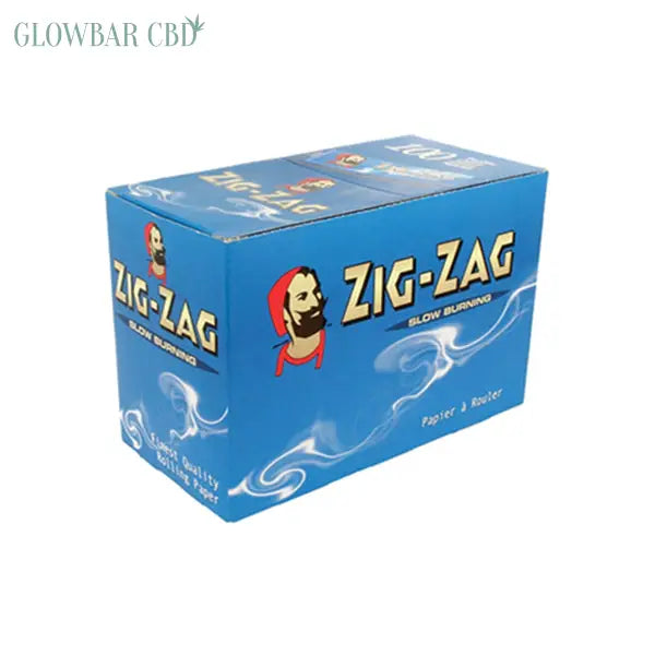 100 Zig-Zag Blue Regular Size Rolling Papers - Smoking