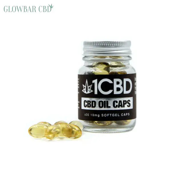 1CBD Soft Gel Capsules 10mg CBD 30 Capsules - CBD Products