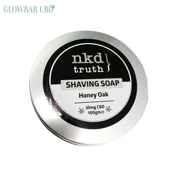 NKD 30mg CBD Speciality Shaving Soap 100g - Honey Oak (BUY