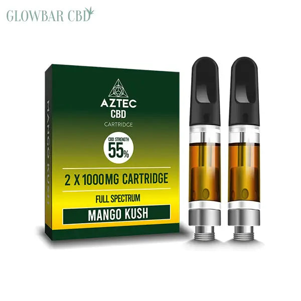Aztec CBD 2 x 1000mg Cartridge Kit - 1ml - Vaping Products