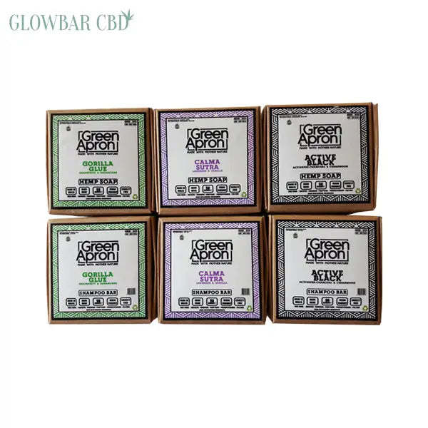 Green Apron 100mg CBD Soap &amp; Shampoo - 6 Pack - CBD Products