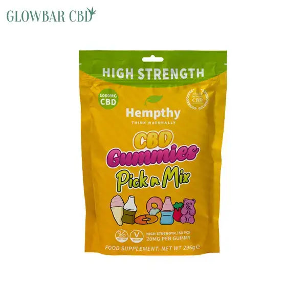 Hempthy 1000mg CBD Pick n Mix Gummies - 50 Pieces - CBD