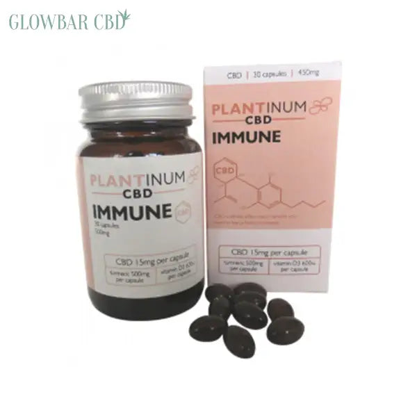 Plantinum CBD 450mg CBD Immune Soft Gel Capsules - 30 Caps