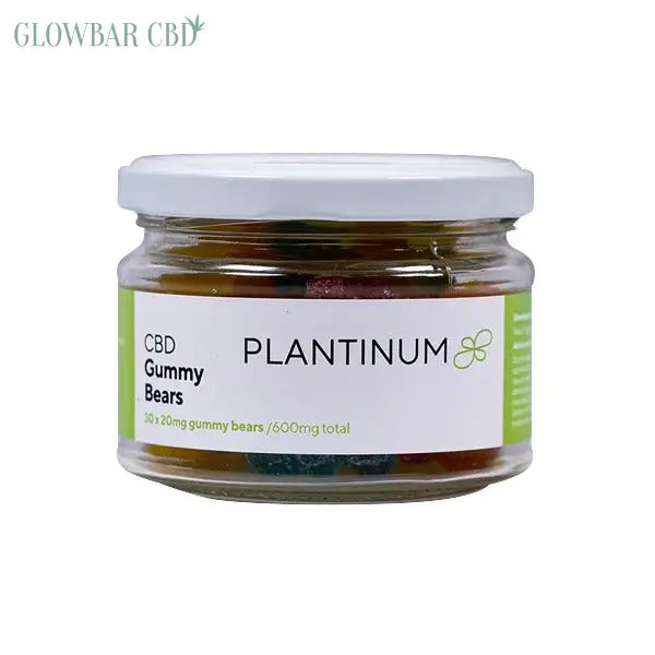Plantinum CBD 600mg CBD Vegan Gummy Bears - 30 Pieces - CBD