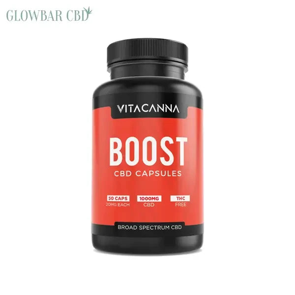 Vitacanna 1000mg Broad Spectrum CBD Vegan Capsules - 50