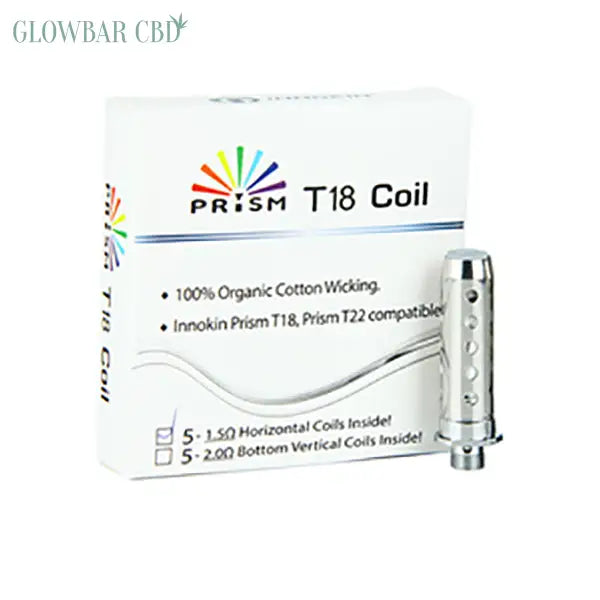 Innokin Prism T18 1.5/2.0/ Ohm Coils - 2.0 Ohm - Vaping