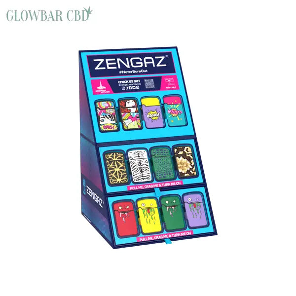 Zengaz Cube ZL-12 (97433EU-S5) Jet Lighters CDU Bundle + 48