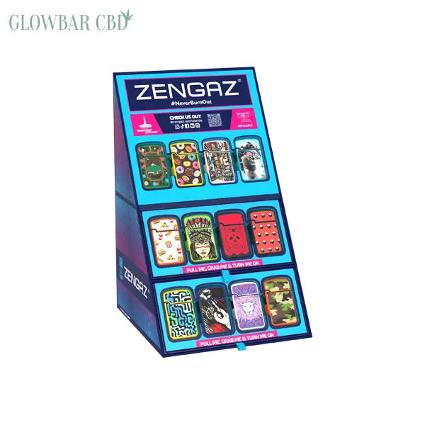 Zengaz Cube ZL-12 (97433EU-S7) Jet Lighters CDU Bundle + 48