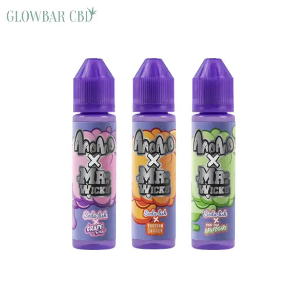 Momo X Mr Wicks 50ml Shortfill 0mg (70VG/30PG) - Soda-lish