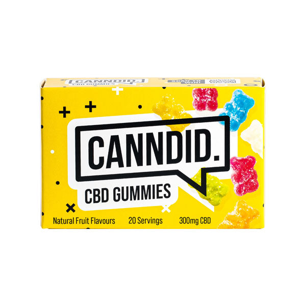 Canndid 300mg CBD Gummies - 20 Pieces (BUY 2 GET 1 FREE) -