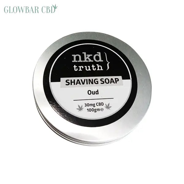 NKD 30mg CBD Speciality Shaving Soap 100g - Oud - CBD