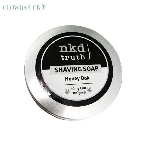 NKD 30mg CBD Speciality Shaving Soap 100g - Honey Oak - CBD