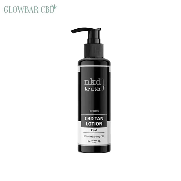 NKD Truth 100mg CBD Oud Tan Lotion - 200ml - CBD Products