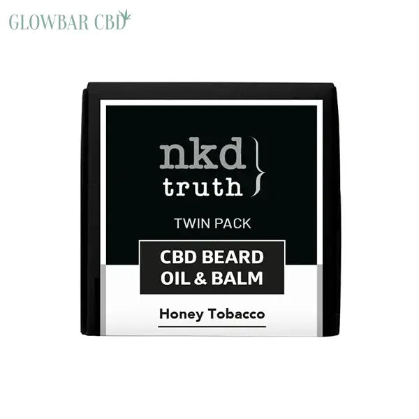 NKD 150mg CBD Twin Pack Honey Tobacco Beard Oil and balm