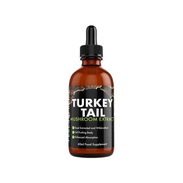 Feel Supreme Turkey Tail Mushroom Liquid Tincture - 60ml -