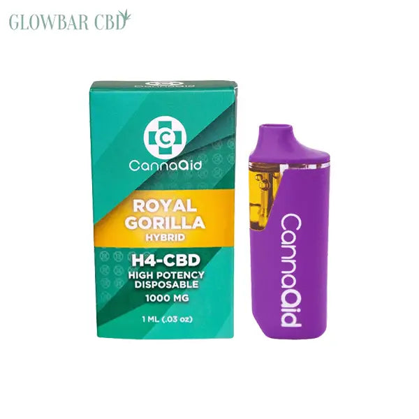 CannaAid 1000mg H4 CBD Disposable Vape Device - Royal