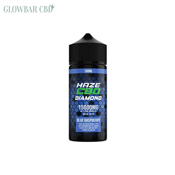 Haze CBD Diamond 15000mg CBD E-Liquid 100ml - Blue