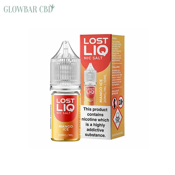 20mg Lost Liq Nic Salts (50VG/50PG) - Mango Ice - Vaping