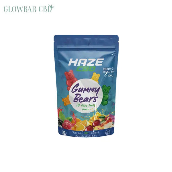 Haze CBD 1000mg Gummy Bears - 20 Pieces - CBD Products