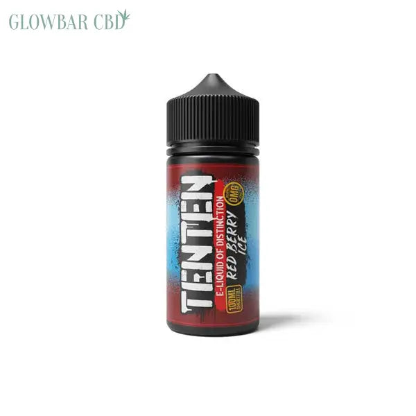 TenTen 100ml Shortfill 0mg (70VG/30PG) - Red Berry Ice