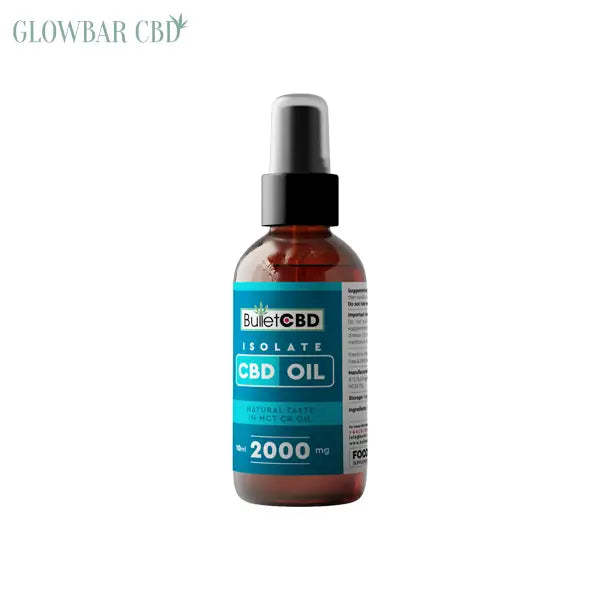 Bullet CBD 2000mg Pure CBD Isolate MCT Oil Spray - 10ml