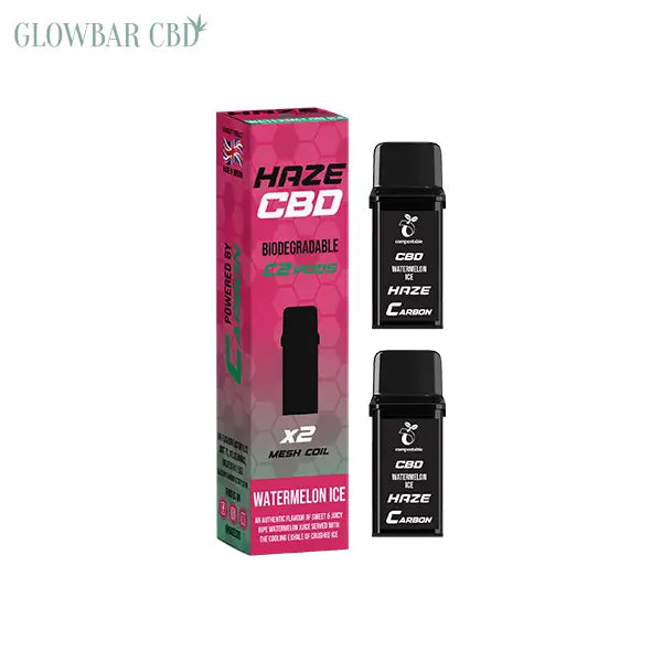 500mg Haze CBD C2 Pods - 800 puffs - Watermelon Ice - CBD