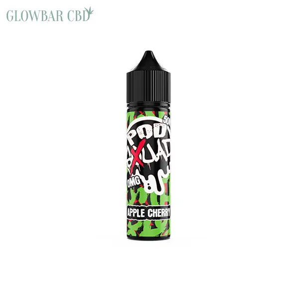 0mg Pod Squad 50ml E-liquid (50VG/50PG) - Apple Cherry