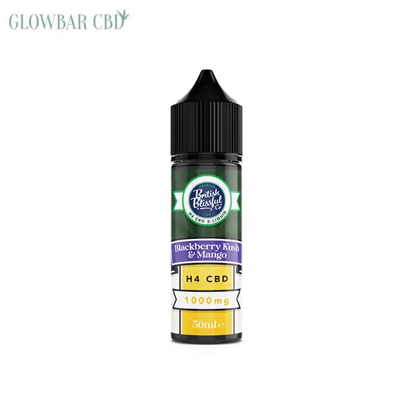 British Blissful 1000mg H4 CBD E-Liquid 50ml - Blackberry