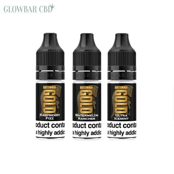 Britannia Gold 0mg 10ml E-Liquids (40VG/60PG) - Blueberry