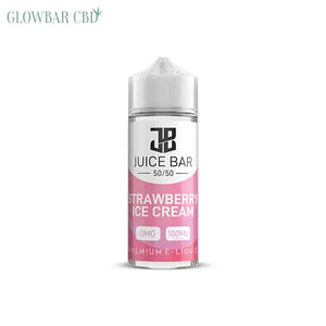 Juice Bar 100ml Shortfill 0mg (50VG/50PG) - Strawberry Ice