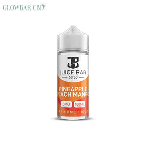 Juice Bar 100ml Shortfill 0mg (50VG/50PG) - Pineapple Peach