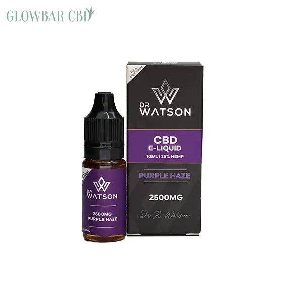 Dr Watson 2500mg CBD Purple Haze E-Liquid - 10ml - CBD