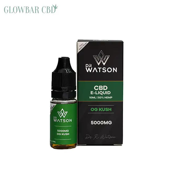 Dr Watson 5000mg CBD E-Liquid OG KUSH - 10ml - CBD Products