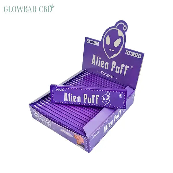 33 Alien Puff King Size Purple Rolling Papers - Smoking