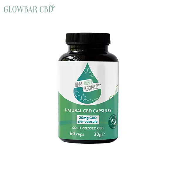 The CBD Expert 1200mg CBD Cold Pressed Capsules - 60 Caps