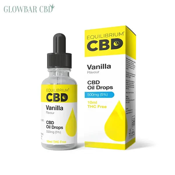 500mg Equilibrium CBD Oil 10ml - Vanilla Flavour - CBD