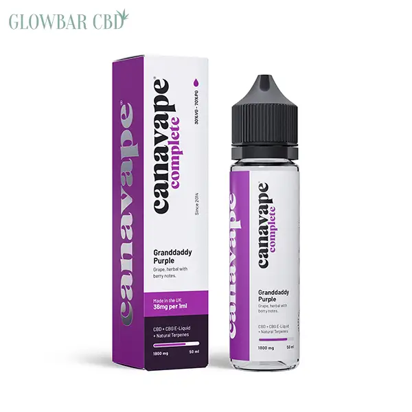 Canavape 1800mg Full-Spectrum CBD + CBG E-liquid 50ml