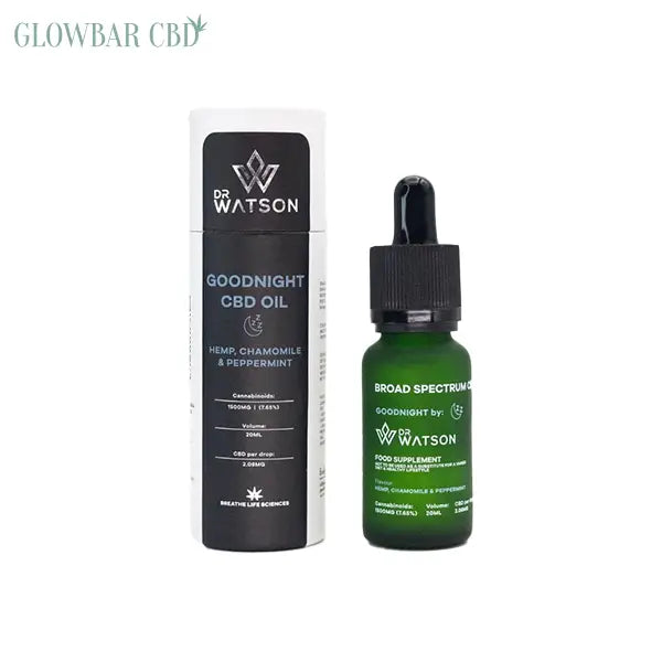 Dr Watson 1500mg Broad-Spectrum Goodnight CBD Oil 20ml