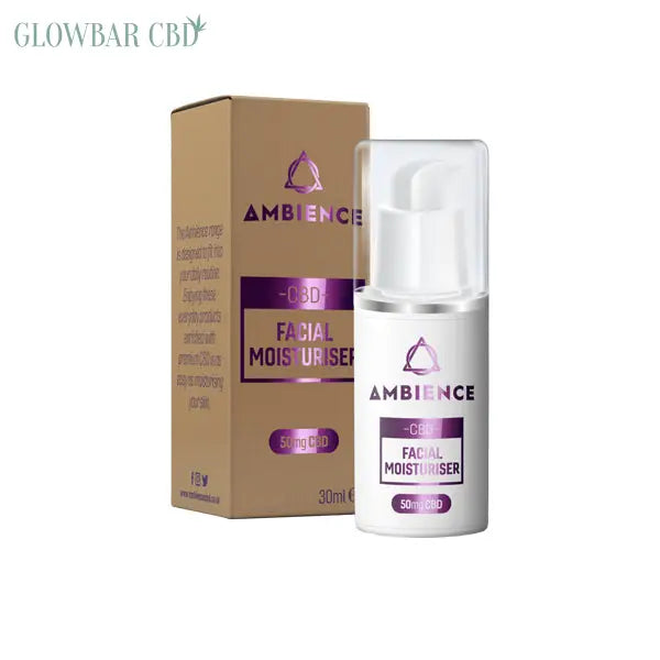 Ambience CBD Infused 50mg CBD Facial Moisturiser 30ml (Buy