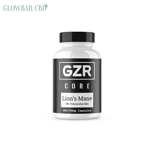 GZR 750mg Lions Mane Capsules - 60 Capsules - Nootropics &amp;