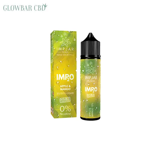 0mg Imp Jar Imp2O 50ml Shortfill (50VG/50PG) - Apple &amp;