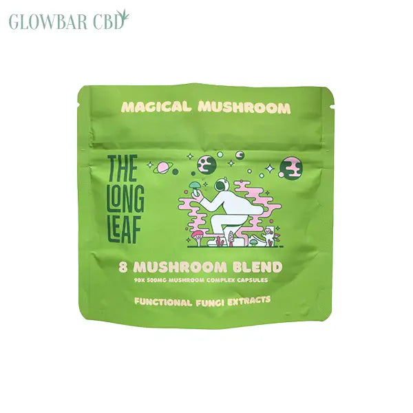 The Long Leaf 500mg 8 Mushroom Complex Capsules - 90